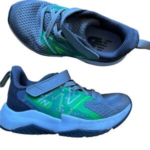 New Balance Toddler Unisex Rave Run V2 Bungee Lace with Top Strap Sneaker Sz 11W